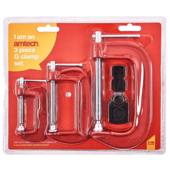 G Clamp Set 3pc