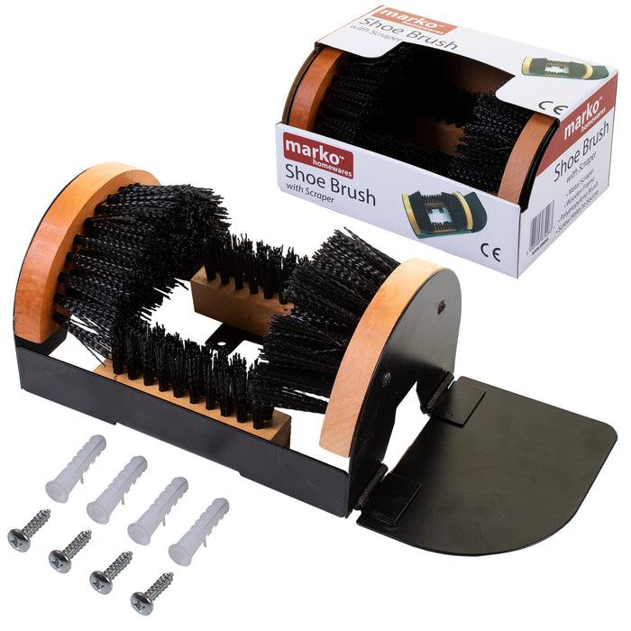 Fixed Shoe Brush Cleaner