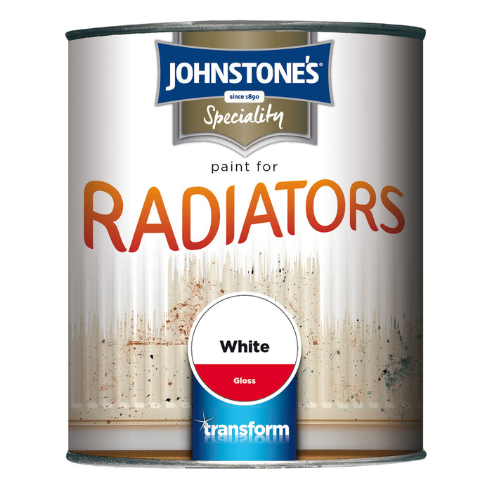 Johnstone's Gloss Radiators Brilliant White 750ml