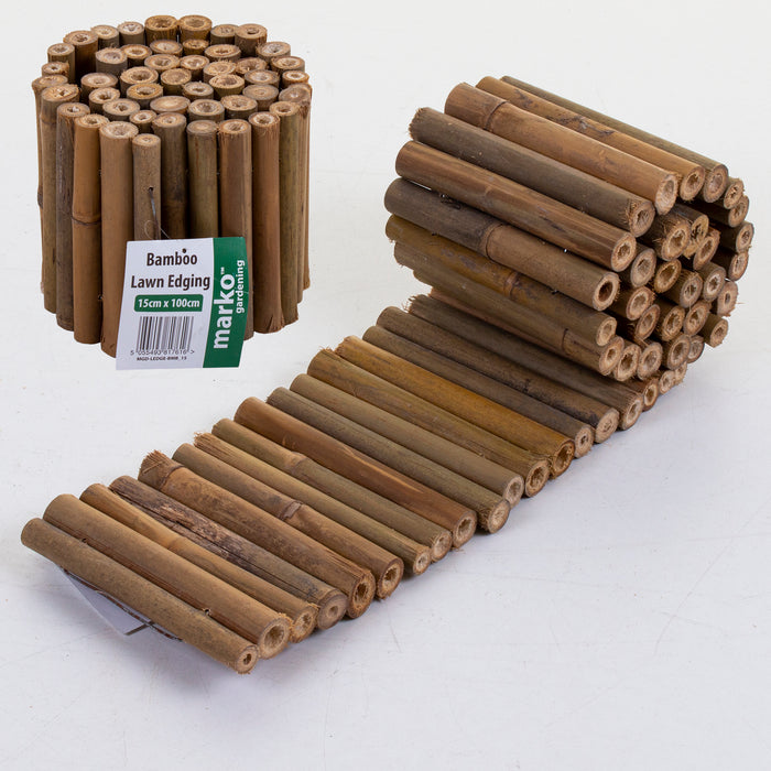 15cm x 100cm Bamboo Edging