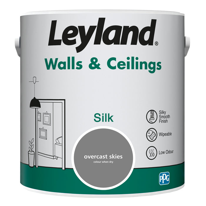 Leyland  Walls & Ceilings Silk Overcast Skies 2.5L