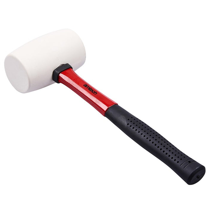 White Rubber Mallet Fibreglass Shaft 16oz