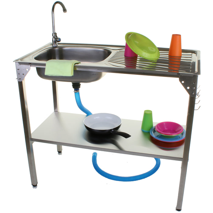 Large Stainless Steel Camping Sink