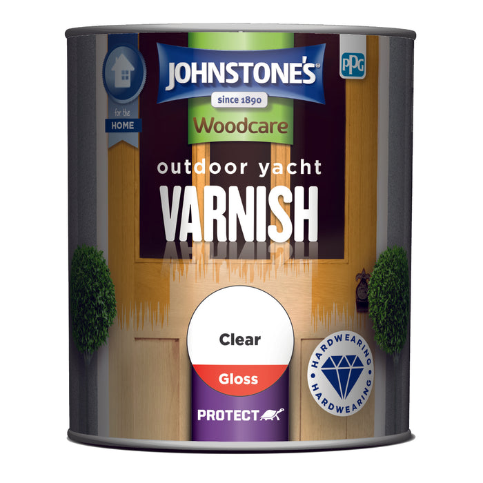 Johnstone's Outdoor Yacht Varnish Clear 750ml