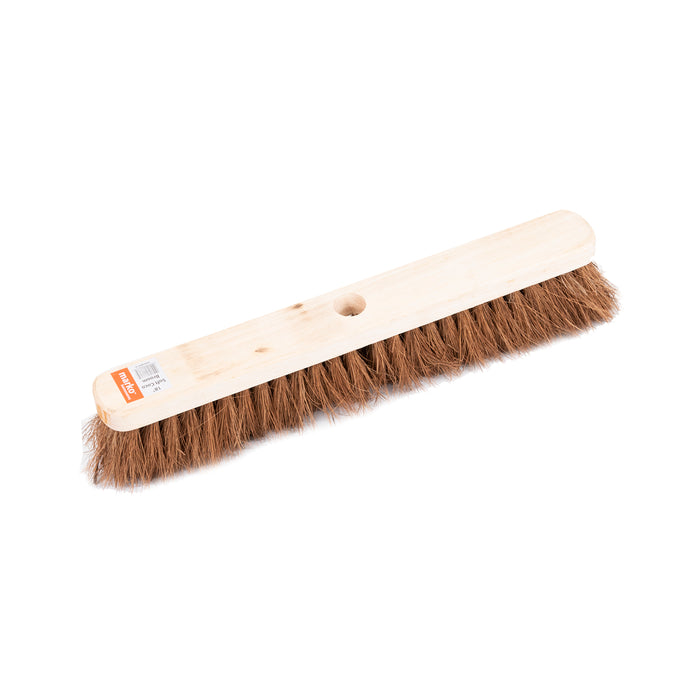 18" Soft Coco Broom with Handle & Bracket