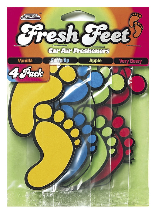 Car Air Freshener Fresh Feet 4pk