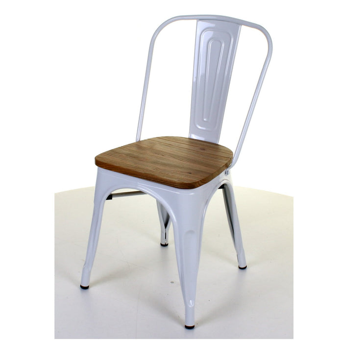 9PC Taranto Table, 2 Florence & 6 Palermo Chairs Set - White