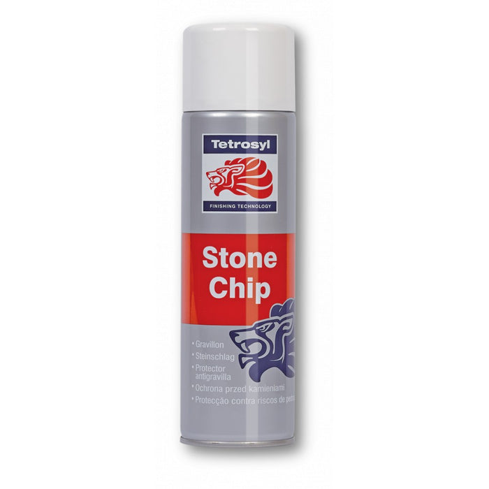 Tetrosyl Stonechip Aerosol White 500ml Spray Paint