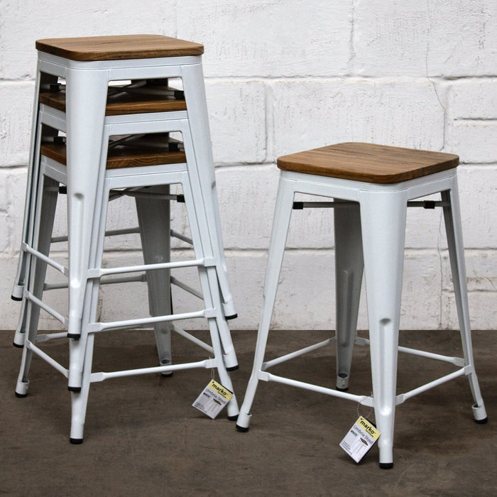 Umbria Bar Stool - White