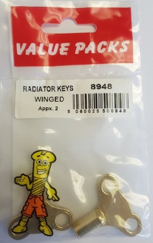 Radiator Keys Winged