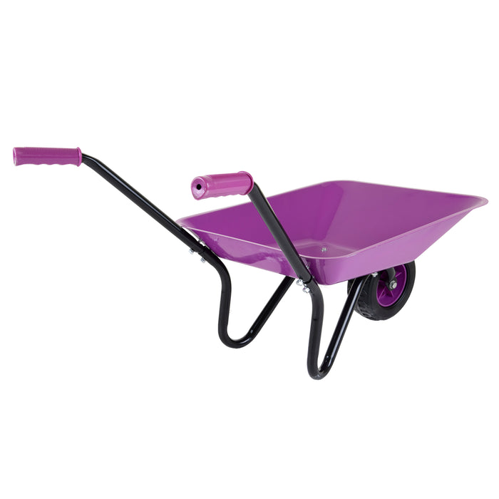 Kids Wheelbarrow - Purple/Black