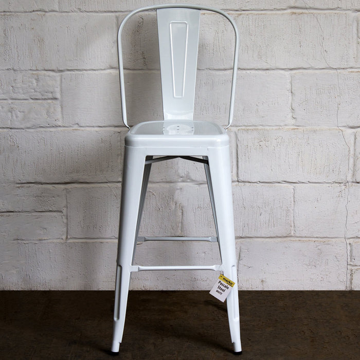 Pascale Bar Stool - White