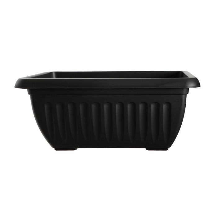 Athens Window Box 40cm Black