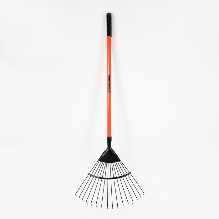 16 T Metal Lawn Rake - Short Handle