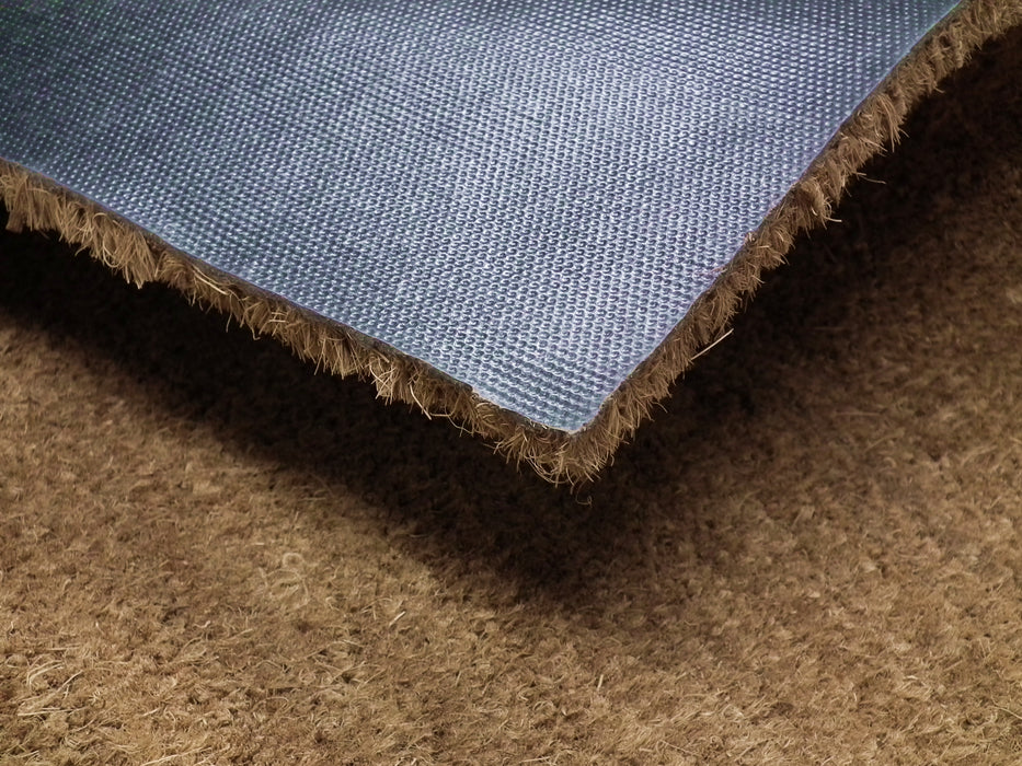 Coir Doormat - Circles Design