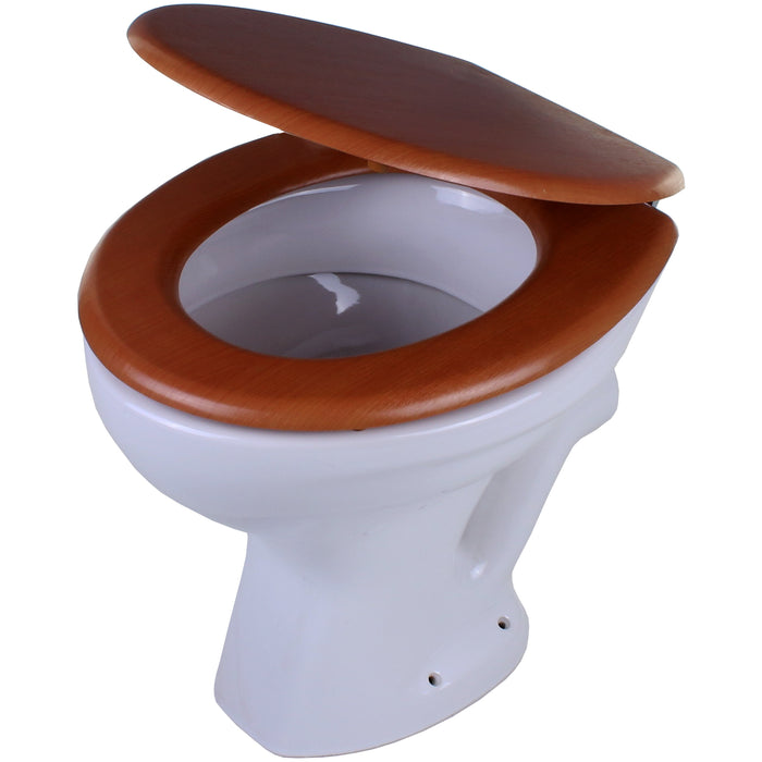MDF Toilet Seat - Antique Pine