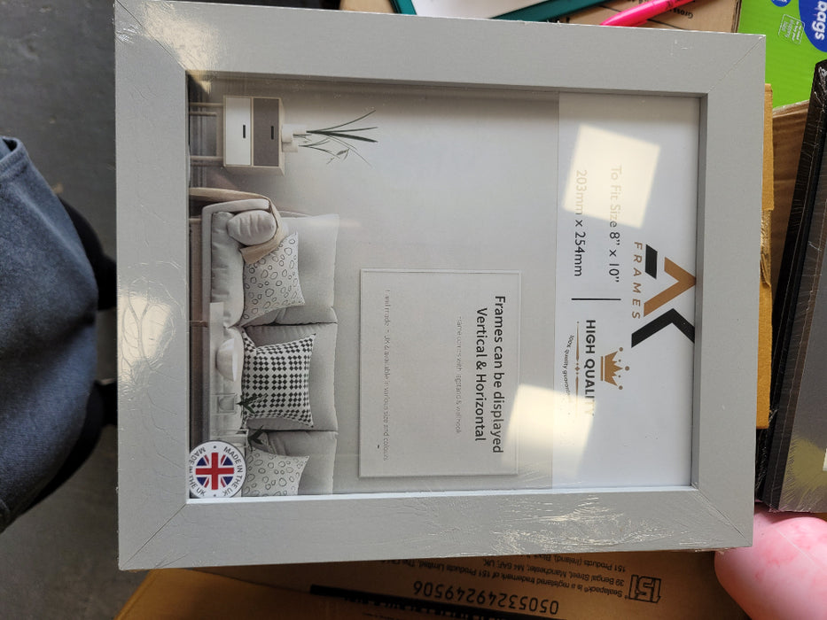 NDS 10x8 Light Grey Photo Frame