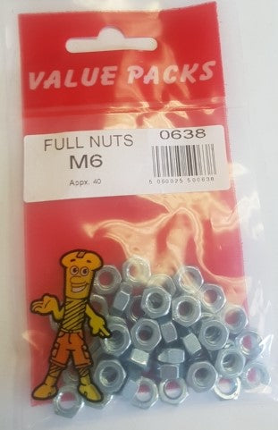Hex Nuts M6
