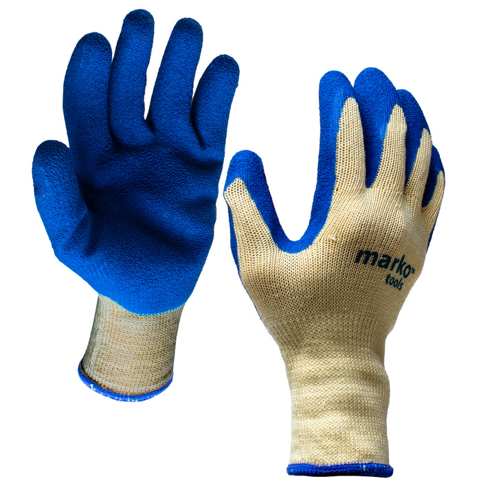 Blue Coated Work Gloves