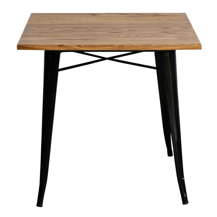 3PC Enna Table & Castel Stool Set - Black