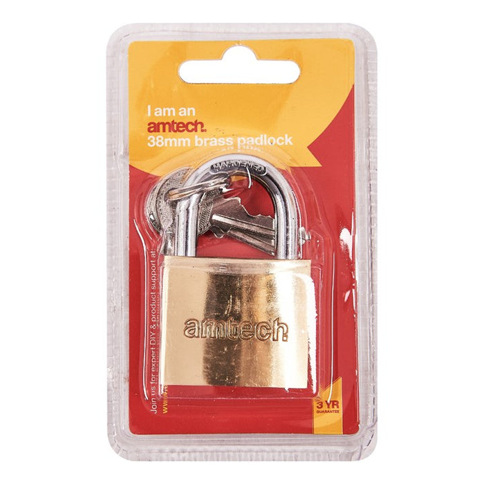 Brass Padlock 38mm