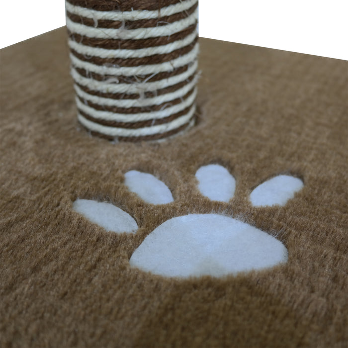 Brown Cat Post Platform