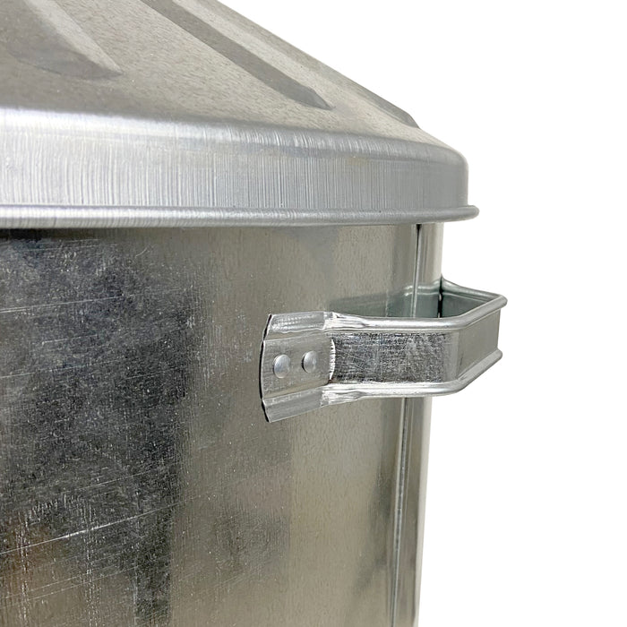 90L Large Galvanised Metal Bin