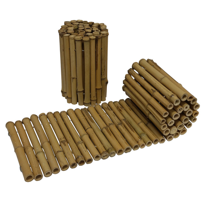 Bamboo Lawn Edging - 20cm x 100cm