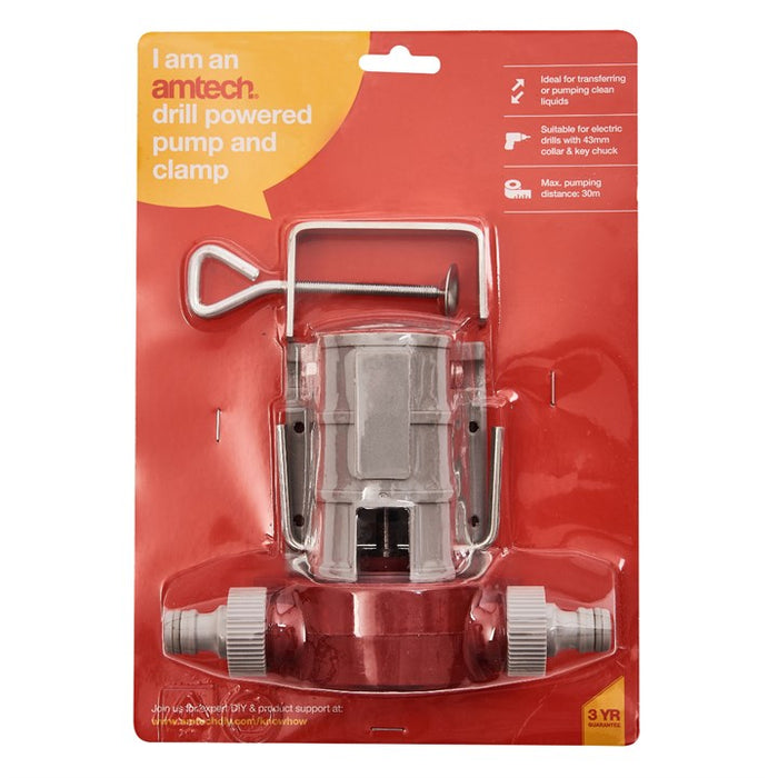 Drill Powered Pump and Clamp