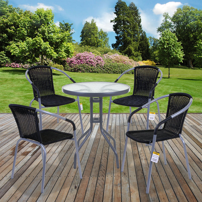 3PC/5PC Lucino Wicker Bistro Sets