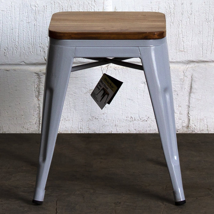Rho Bar Stool - Pale Grey
