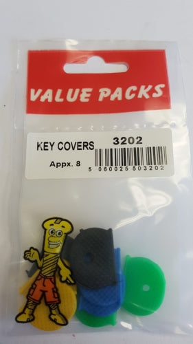 Key Covers Coloured 10pc