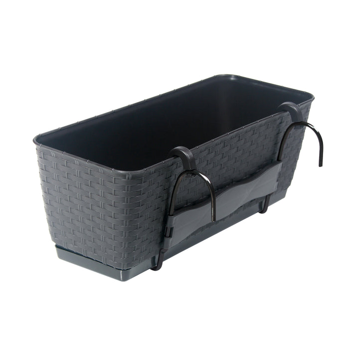 Self-Watering Planter - Anthracite