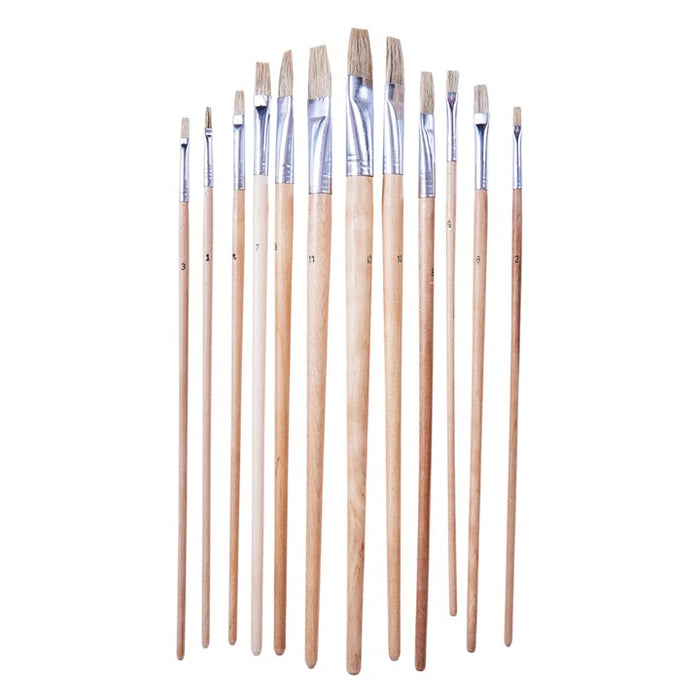 Art Brush Set Flat Tips