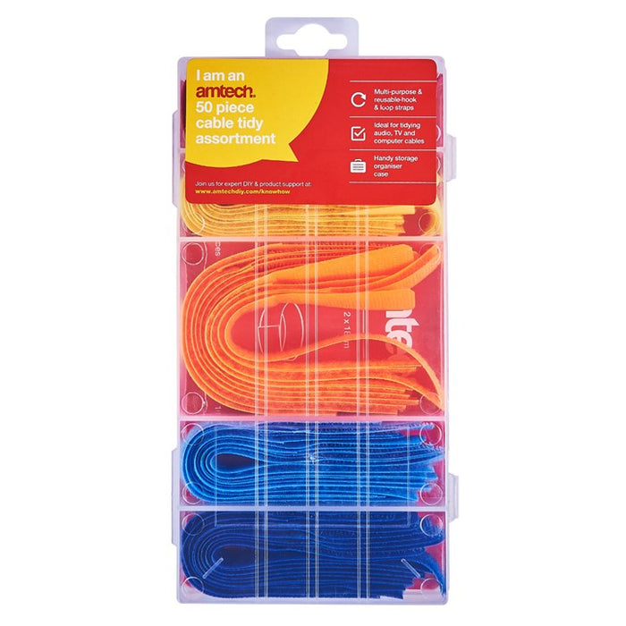Cable Tidy Assortment 50pc