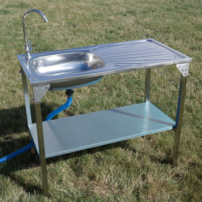 Large Stainless Steel Camping Sink
