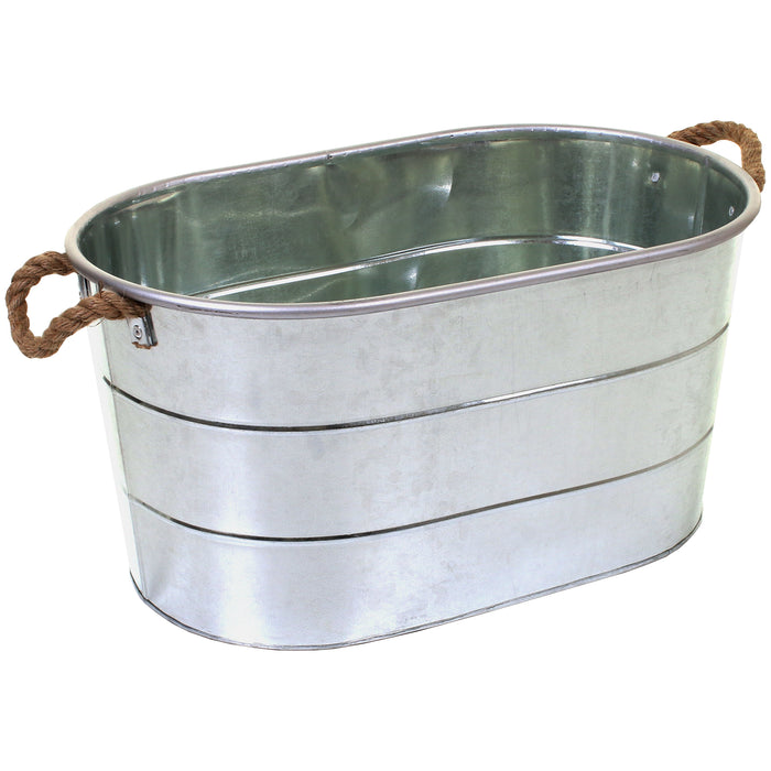 Whitecastle Galvanised Laundry Basket