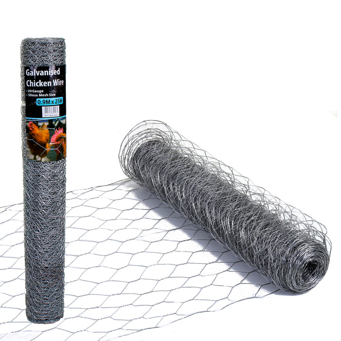 Galvanised Chicken Wire Fencing