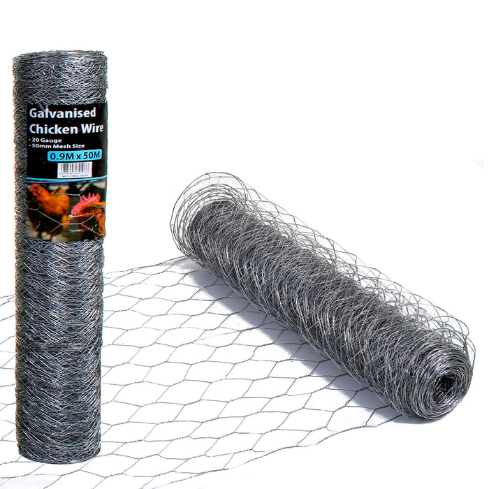 Galvanised Chicken Wire Fencing