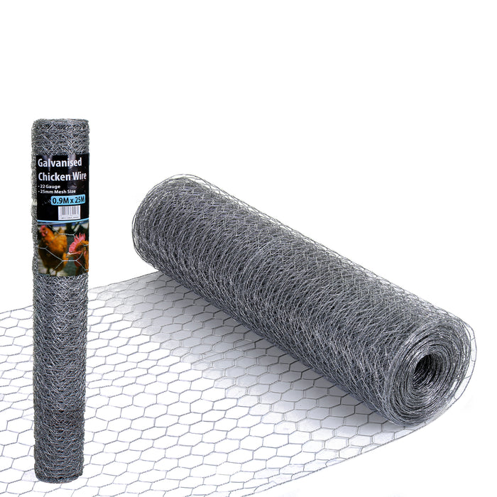 Galvanised Chicken Wire Fencing