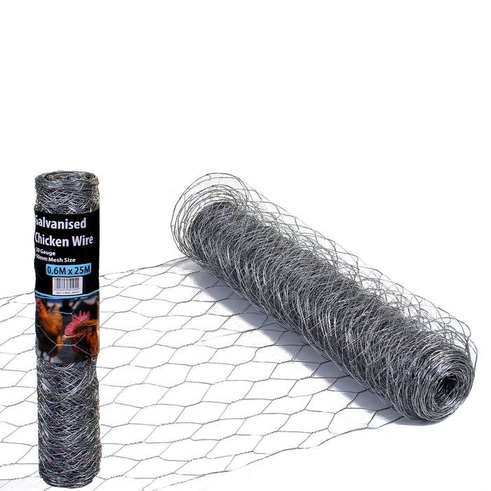 Galvanised Chicken Wire Fencing