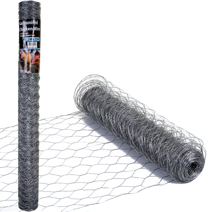 Galvanised Chicken Wire Fencing