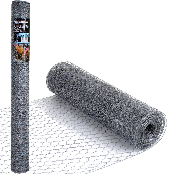 Galvanised Chicken Wire Fencing