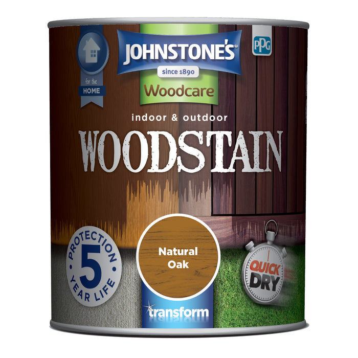 Johnstone's Woodstain - Natural Oak 750ml