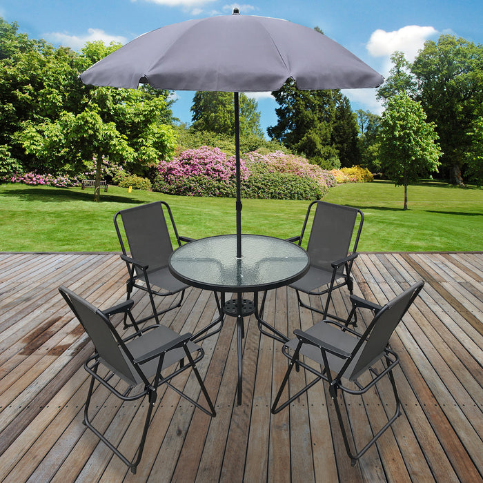 Banús 6PC Grey Garden Furniture Set