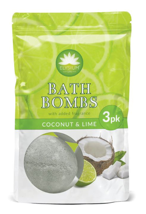 Bath Bombs Coconut and Lime 3pk