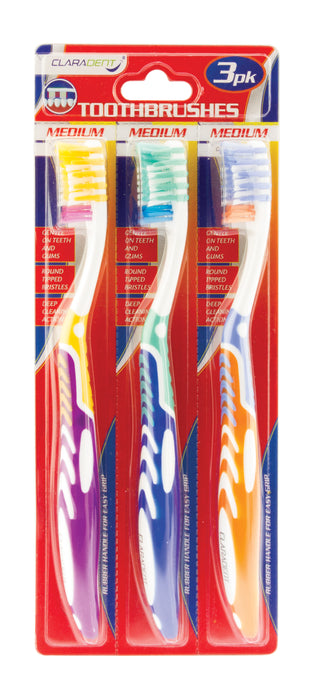 Adult Toothbrushes 3pk