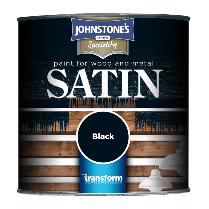 Johnstone's  Satin        Black 250ml