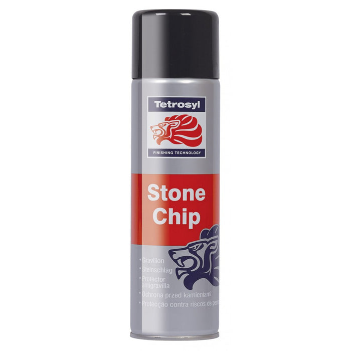 Tetrosyl Stonechip Aerosol Black 500ml Spray Paint