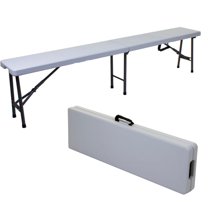6FT Folding Blow Moulded Bench